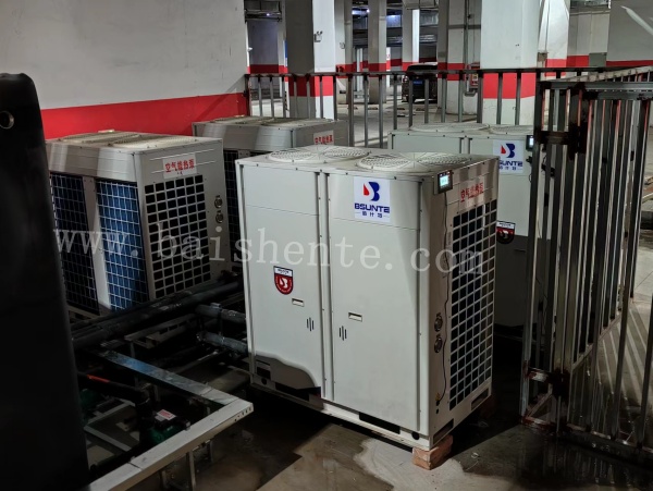 新疆阿克蘇市佰什特空氣源熱泵為洗浴中心帶來(lái)了一場(chǎng)熱水革命！